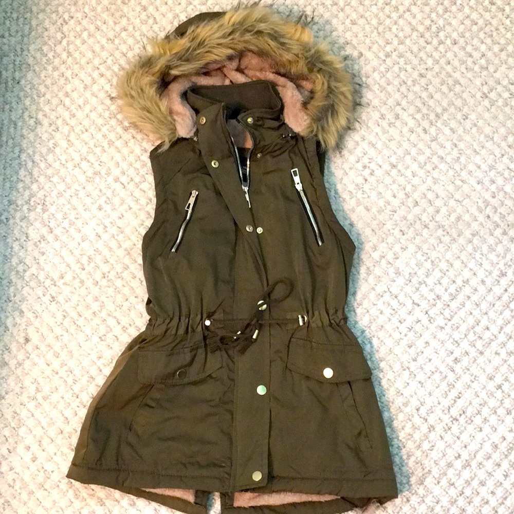 Olive Green Vest